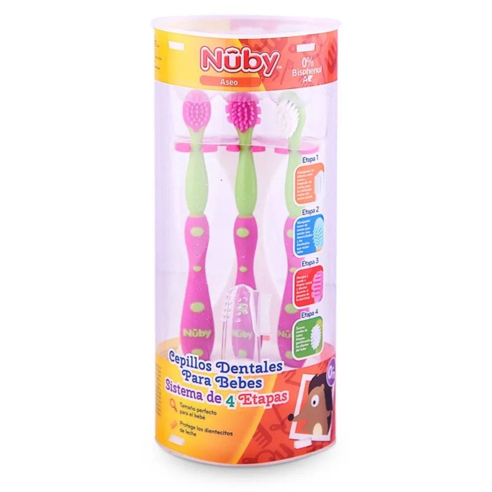 Cepillos dentales para bebés - NUBY