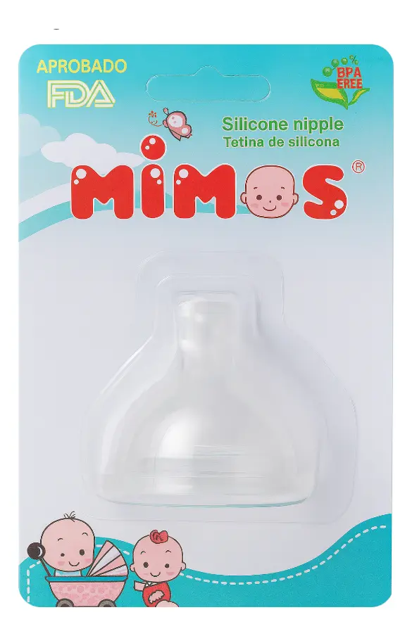 BIBERON DE VIDRIO MIMOS
