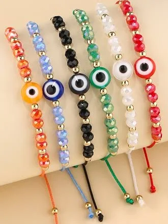 PULSERA  DEL OJO TURCO EN HILO
