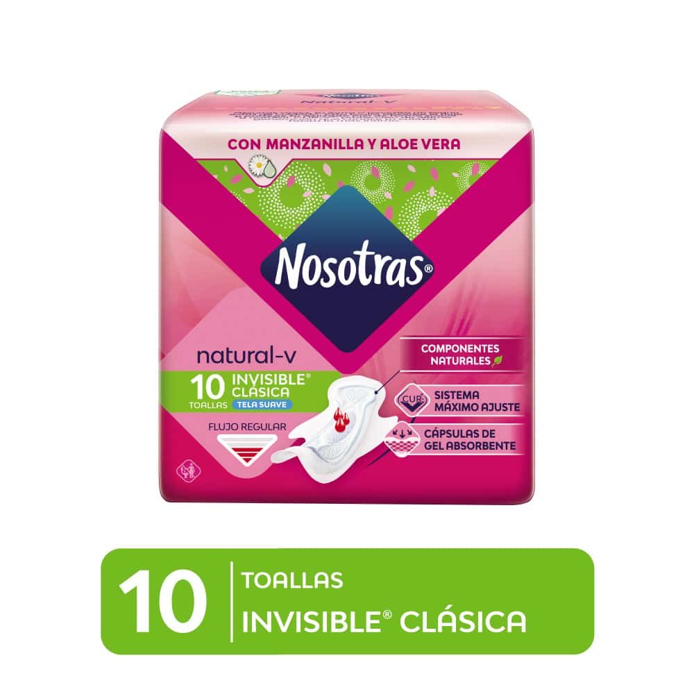 NOSOTRAS TOALLAS HIGENICAS NATURAL - V