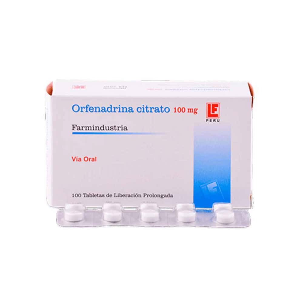 ORFENADRINA CITRATO