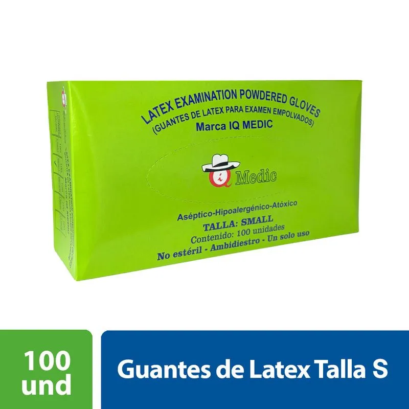 GUANTES DE LATEX TALLA S