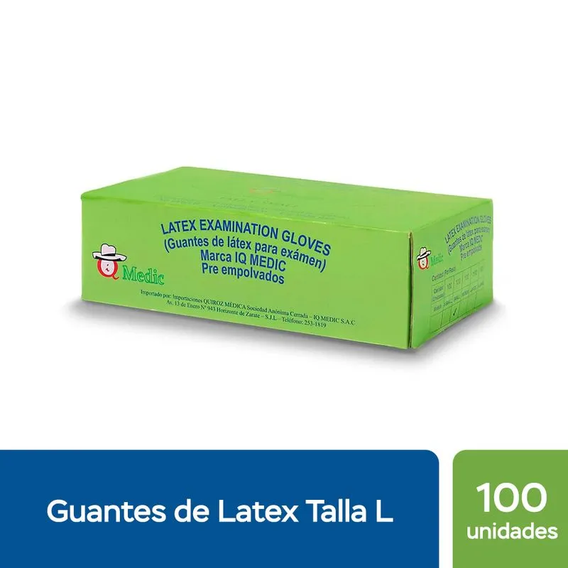 GUANTES DE LATEX TALLA L