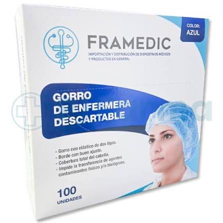 GORRO DE ENFERMERA CELESTE