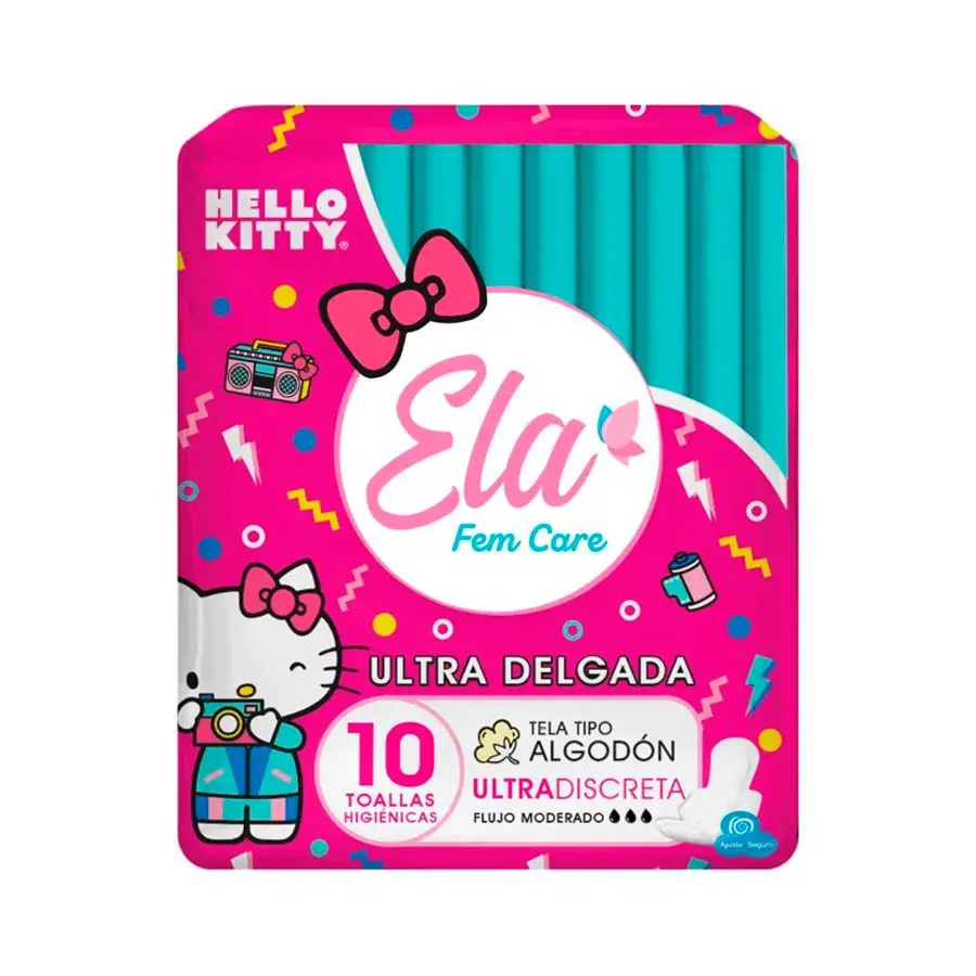 Toallas Higiénicas Ela Ultra Delgada x 10