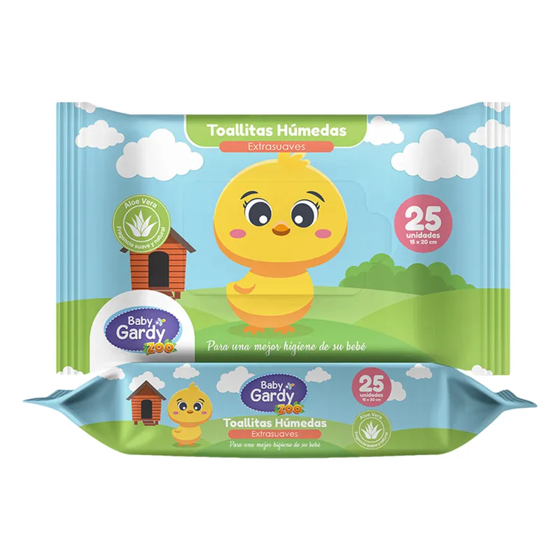 Toallitas Húmedas Baby Gardy Zoo x 25 Unidades