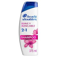 Head & Shoulders Suave y Manejable 2 en 1 Shampoo 375 ml