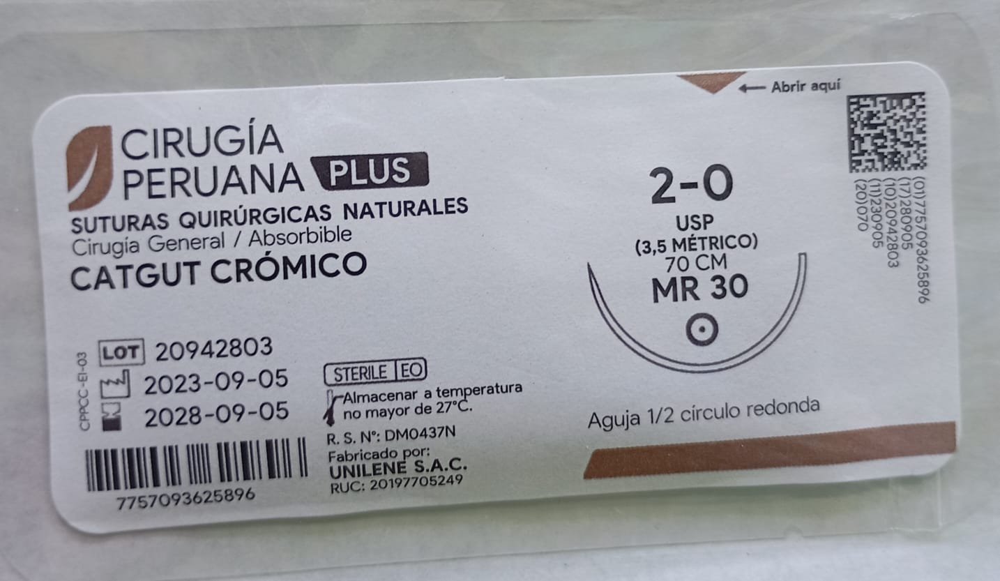 CATGUT CRÓMICO 4-0 / MR 15