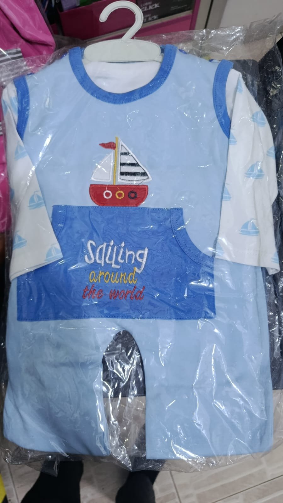 CONJUNTO PARA BEBE MANGA LARGA