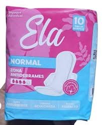 Toallas Higiénicas Ela Antiderrames Normal x 10