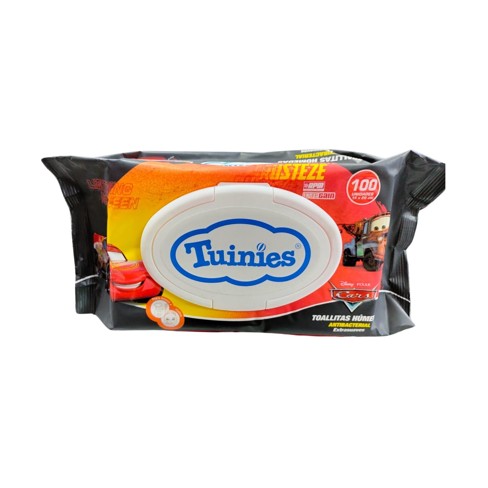 Toallitas Húmedas Tuinies Cars x 100 und