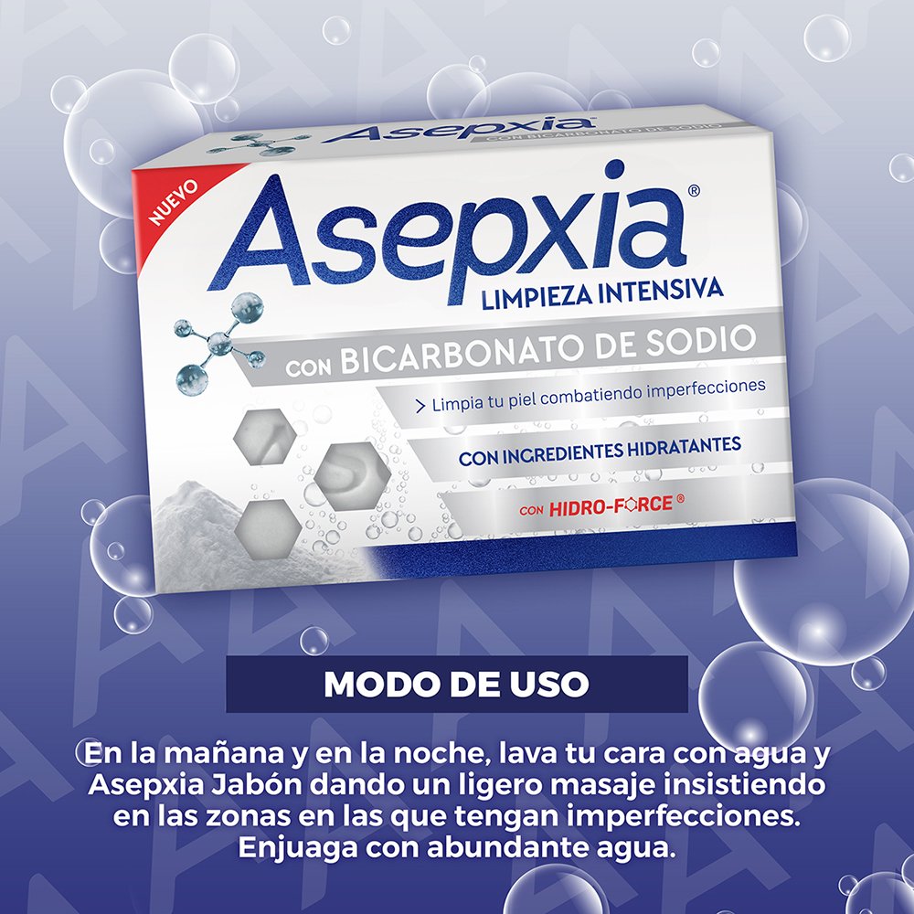 Jabón en Barra Asepxia Bicarbonato de Sodio