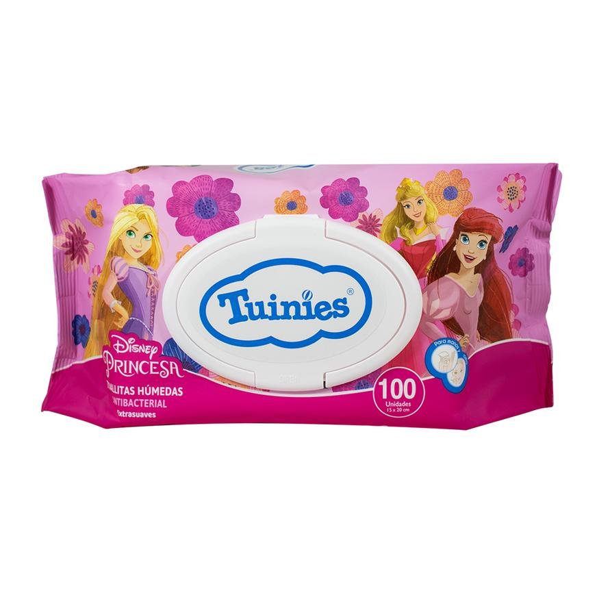 Toallitas Húmedas Tuinies Princesas x 100 und
