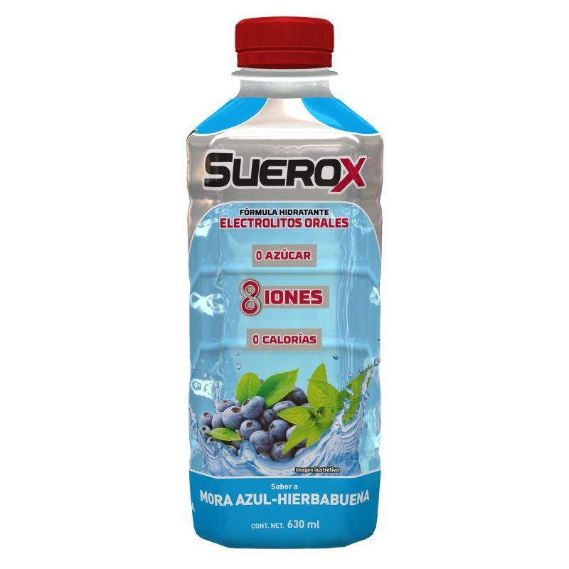 Suerox Bebida Hidratante Mora Azul – Hierbabuena