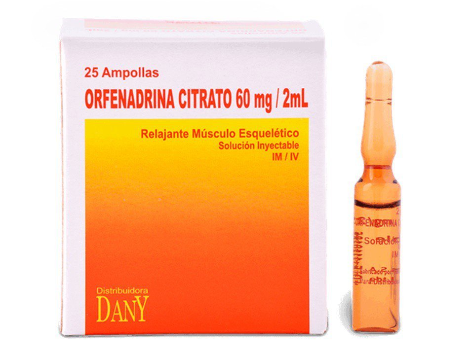 ORFENADRINA CITRATO