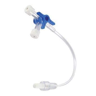 LLAVE DE PASO DETRIPLE VIA (CON TUBO DE EXTENSION)