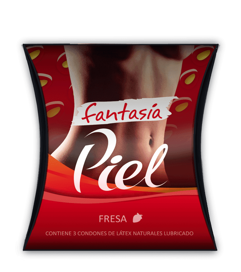 Preservativo Piel Sabor Fresa X 3 Condones