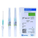 CATETER ENDOVENOSO SAFELET 18 G x 1. 1/4