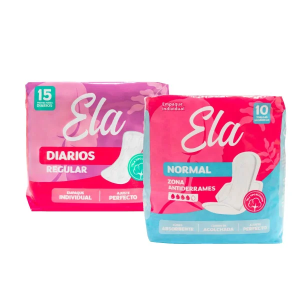 Protectores Diarios Regular x 15 und Ela Fem Care