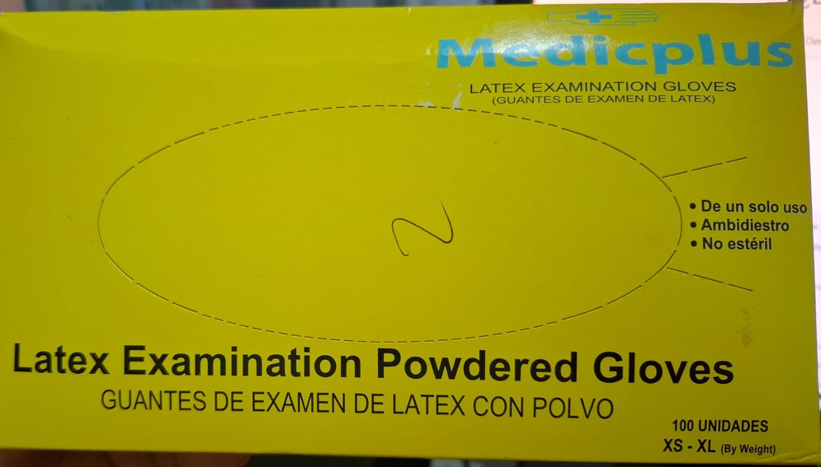 MEDICPLUS GUANTES DE EXAMINACION