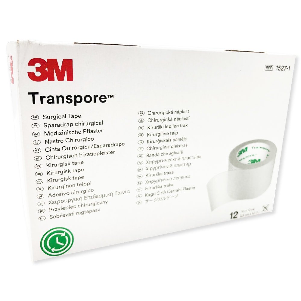 Esparadrapo Transpore 1''x 10 yds 3M